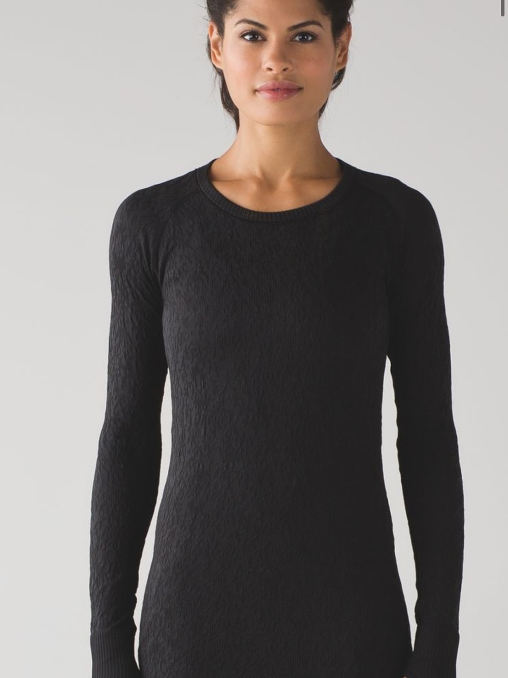 Lululemon Rest Less Pullover Long Sleeve Shirt New Condition Size 6